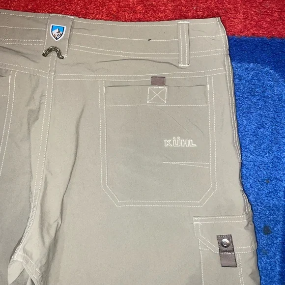 Kuhl Renegade Cargo Shorts Mens Sz 34 Nylon Stretch Outdoors Hiking Gorpcore 12” - Picture 16 of 16